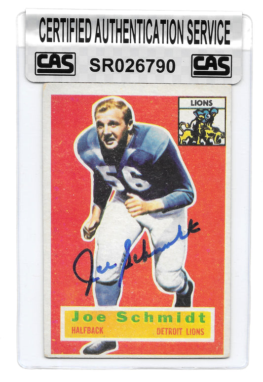 1956 Topps Joe Schmidt Rookie