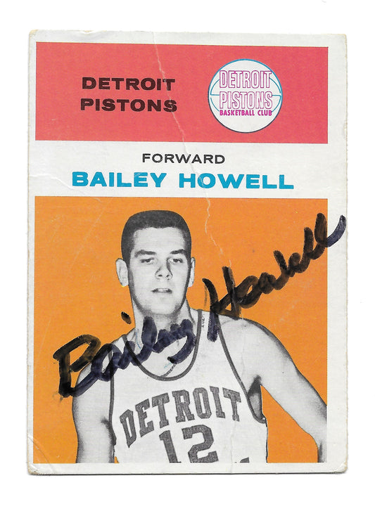 1961 Fleer Bailey Howell Rookie