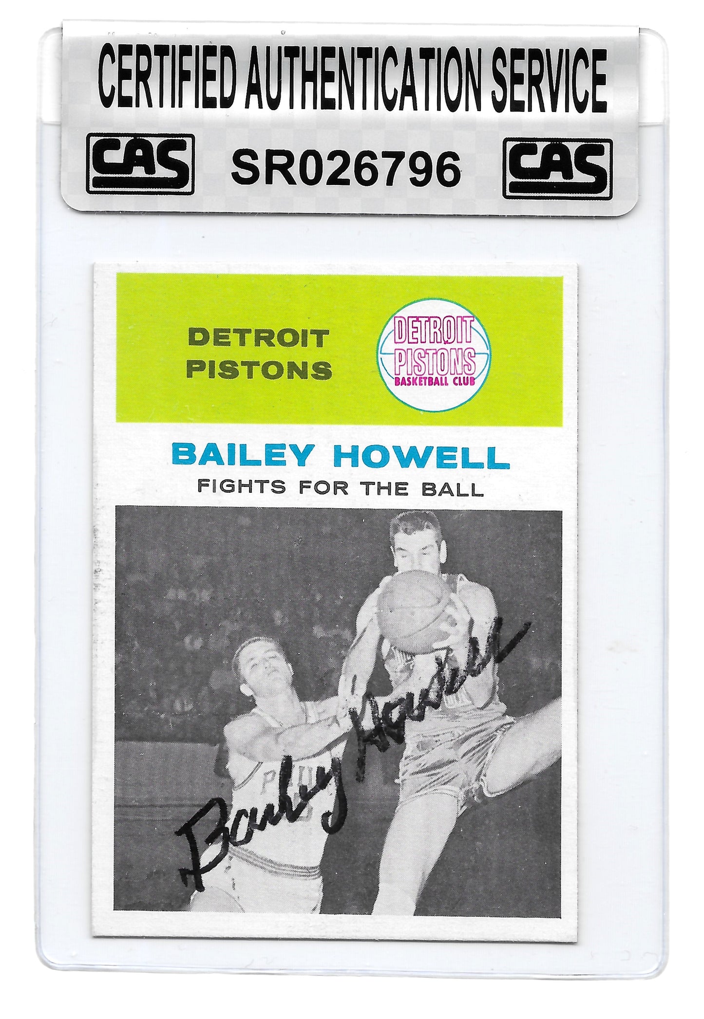 1961-62 Fleer In Action Bailey Howell  Rookie