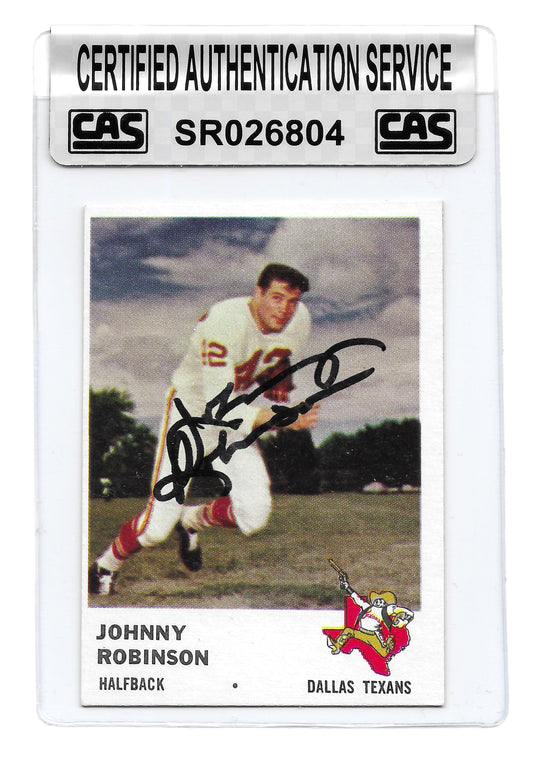 Johnny Robinson 1961 Fleer Rookie