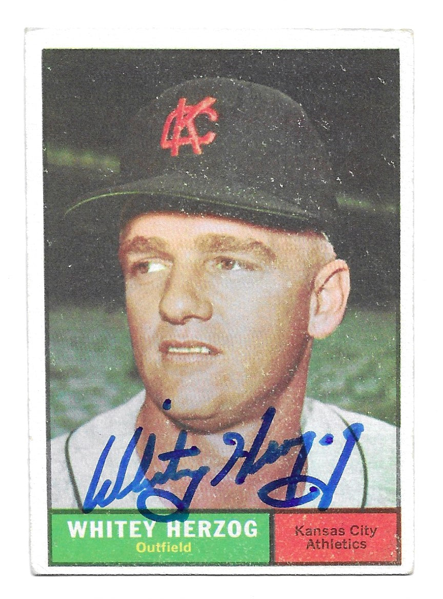 1961 Topps Whitey Herzog