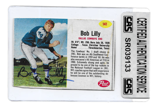 1962 Post Bob Lilly Rookie