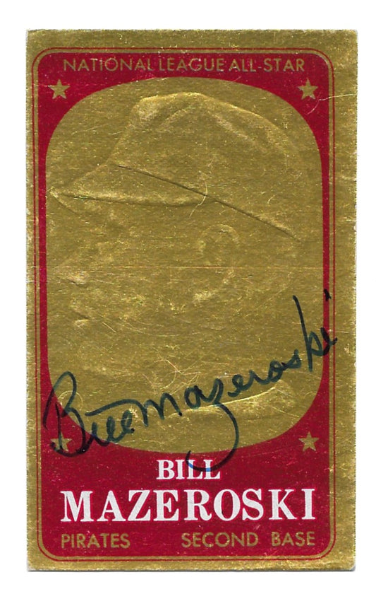 1965 Topps Embossed Bill Mazeroski