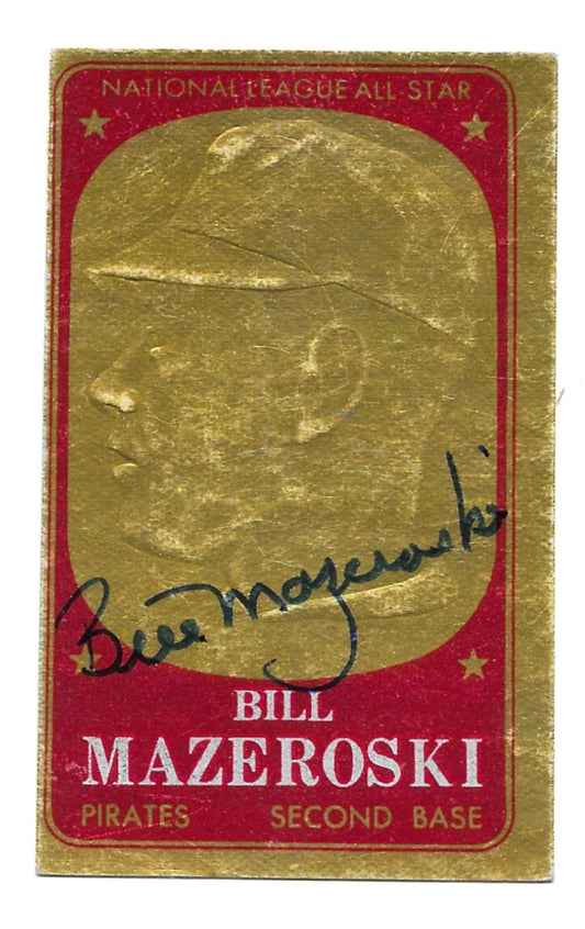 1965 Topps Embossed Bill Mazeroski