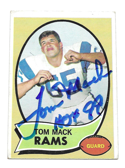 1970 Topps Tom Mack Rookie