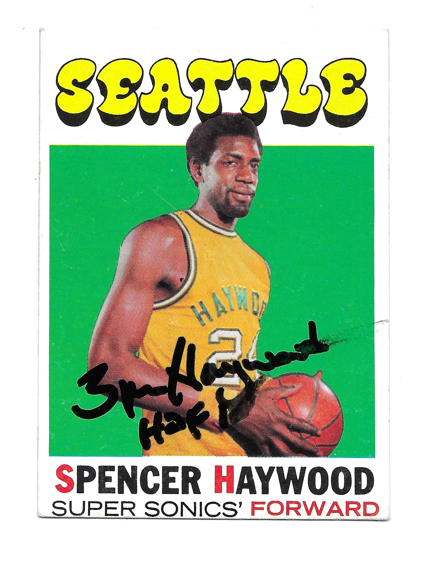 1971 Topps Spencer Haywood Rookie