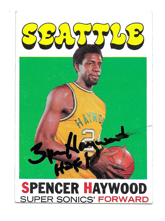 1971 Topps Spencer Haywood Rookie