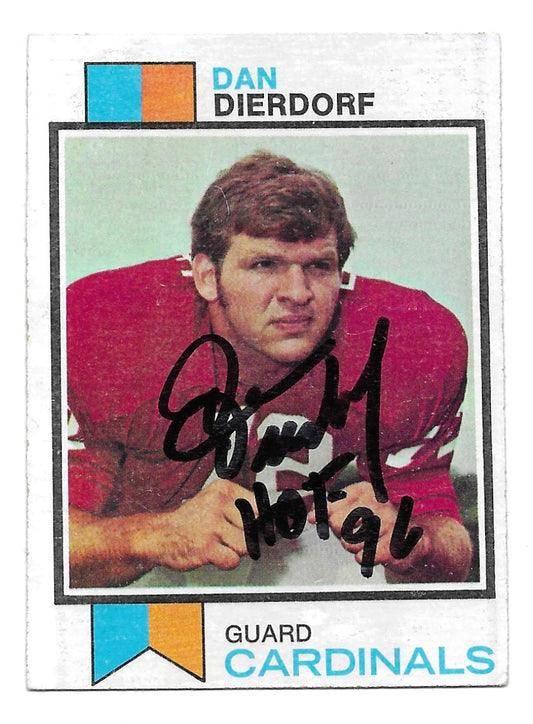 1973 Topps Dan Dierdorf Rookie