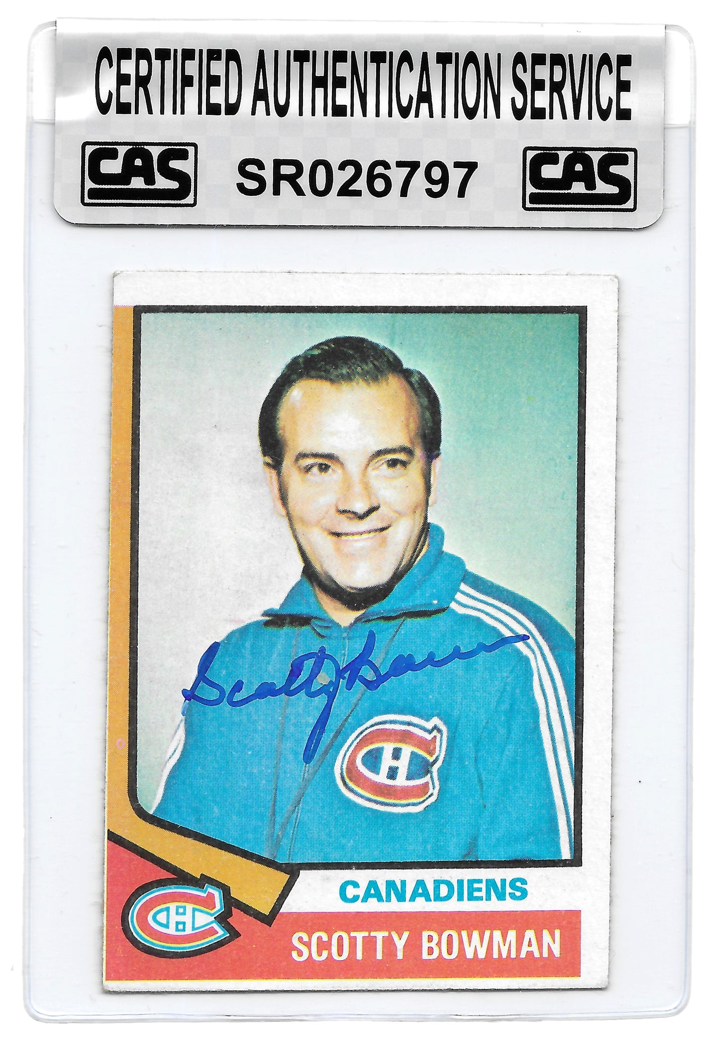 1975 Topps Scotty Bowman Rookie