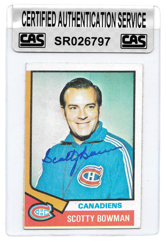 1975 Topps Scotty Bowman Rookie