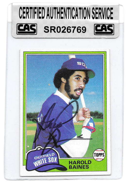 1981 Topps Harold Baines Rookie