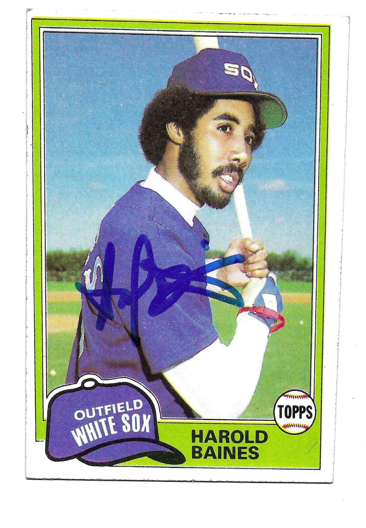 1981 Topps Harold Baines Rookie