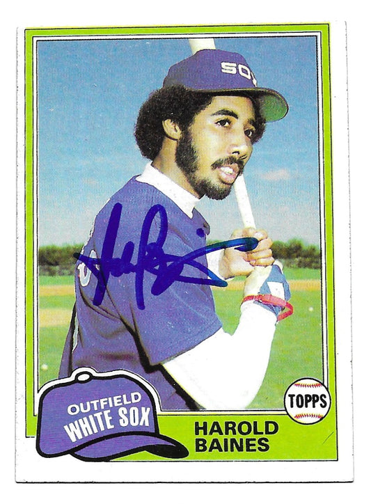 1981 Topps Harold Baines Rookie